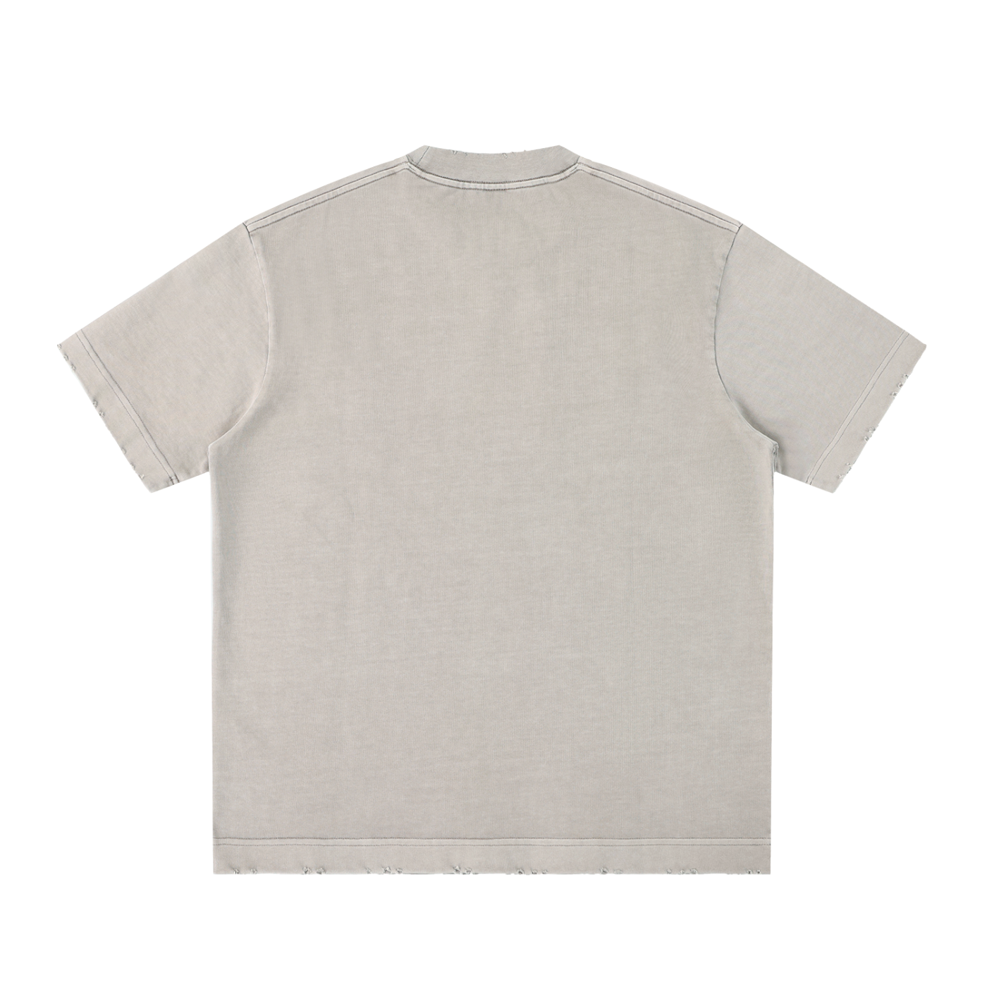 Heavyweight Vintage Washed Frayed T-Shirt