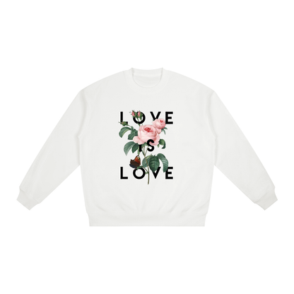 Oversized Drop Shoulder Crewneck Sweatshirt