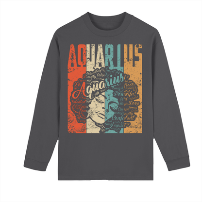 Crew Neck Drop Shoulder Long Sleeve Shirt